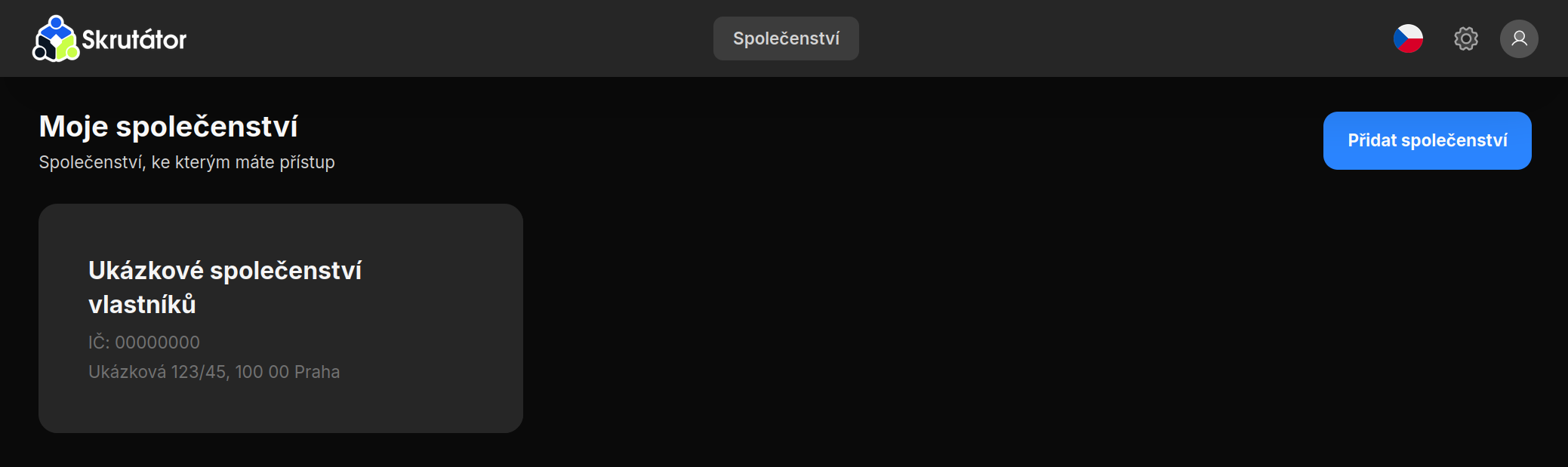 Ukázkové společenství